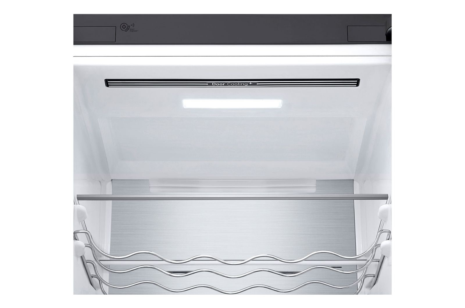 LG 2.03M 384L Kølefryseskab(Shiny Steel) - Energiklasse D, Door Cooling™ og Smart Diagnosis™ med Wi-Fi, GBB72PZUFN