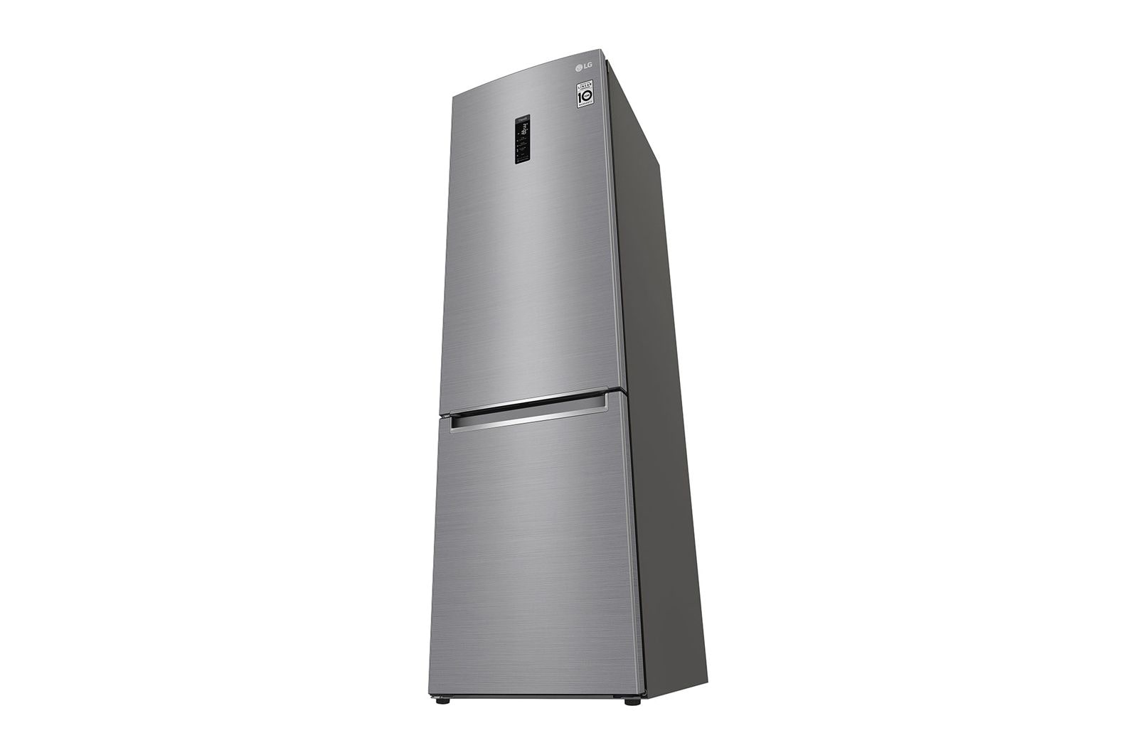LG 2.03M 384L Kølefryseskab(Shiny Steel) - Energiklasse D, Door Cooling™ og Smart Diagnosis™ med Wi-Fi, GBB72PZUFN