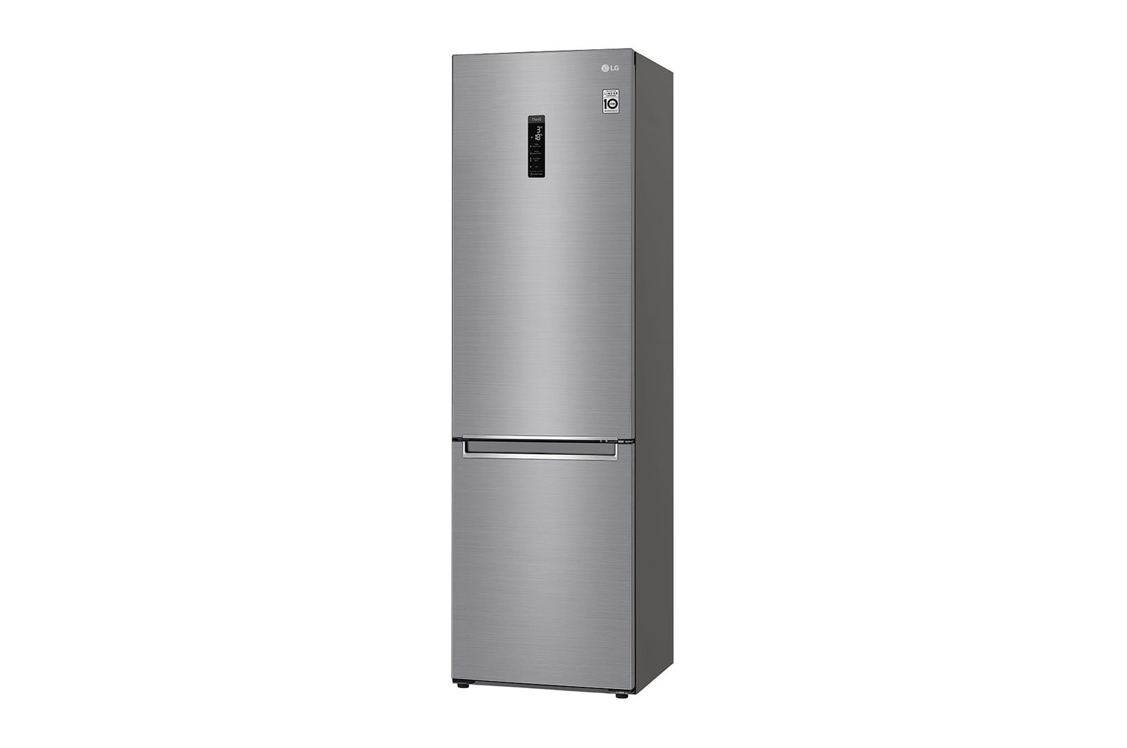LG 2.03M 384L Kølefryseskab(Shiny Steel) - Energiklasse D, Door Cooling™ og Smart Diagnosis™ med Wi-Fi, GBB72PZUFN