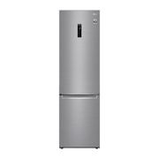 Visning forfra af 2.03M 384L Kølefryseskab(Shiny Steel) - Energiklasse D, Door Cooling™ og Smart Diagnosis™ med Wi-Fi GBB72PZUFN
