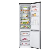 LG 2.03M 384L Kølefryseskab(Shiny Steel) - Energiklasse D, Door Cooling™ og Smart Diagnosis™ med Wi-Fi, GBB72PZUFN
