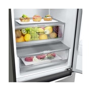 LG 2.03M 384L Kølefryseskab(Shiny Steel) - Energiklasse D, Door Cooling™ og Smart Diagnosis™ med Wi-Fi, GBB72PZUFN