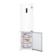 LG 2.03M 384L Kølefryseskab(Hvid) - Energiklasse E, Door Cooling™ og Smart Diagnosis™ med Wi-Fi, GBB72SWDMN
