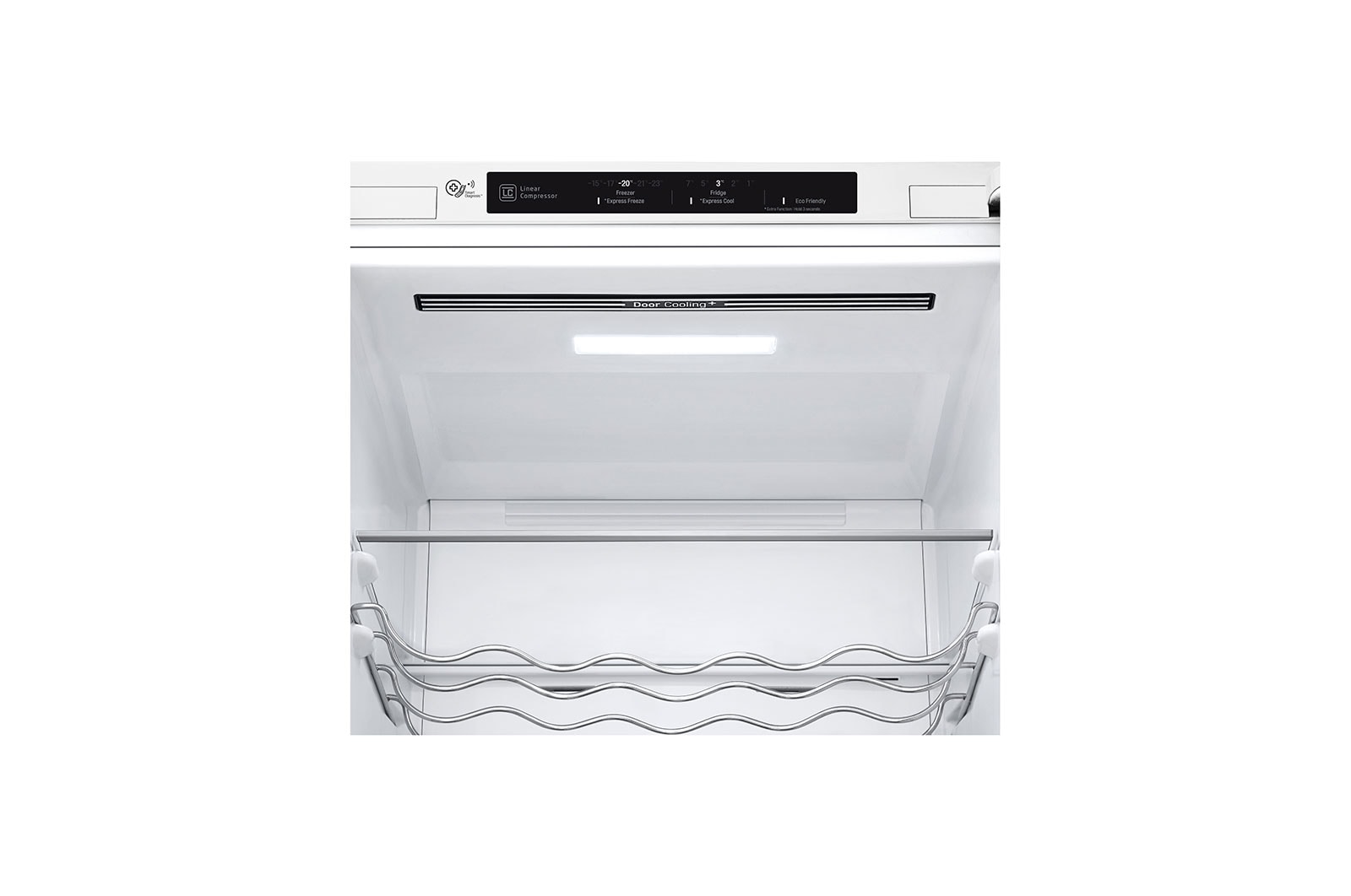 LG 2.03M 384L Kølefryseskab(Hvid) - Energiklasse D, Door Cooling™ , GBB72SWEFN
