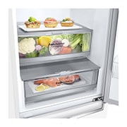 LG 2.03M 384L Kølefryseskab(Hvid) - Energiklasse D, Door Cooling™, GBB72SWEGN