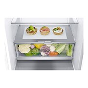 LG 2.03M 384L Kølefryseskab(Hvid) - Energiklasse D, Door Cooling™, GBB72SWEGN