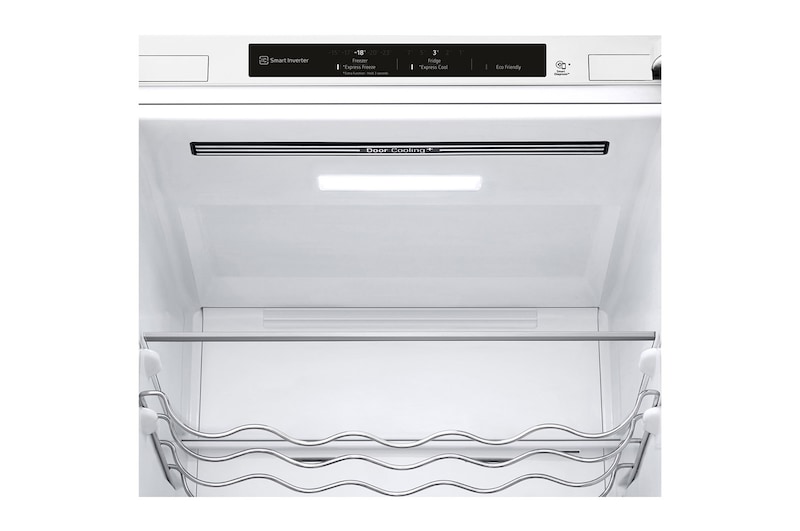 LG 2.03M 384L Kølefryseskab(Hvid) - Energiklasse D, Door Cooling™, GBB72SWEGN