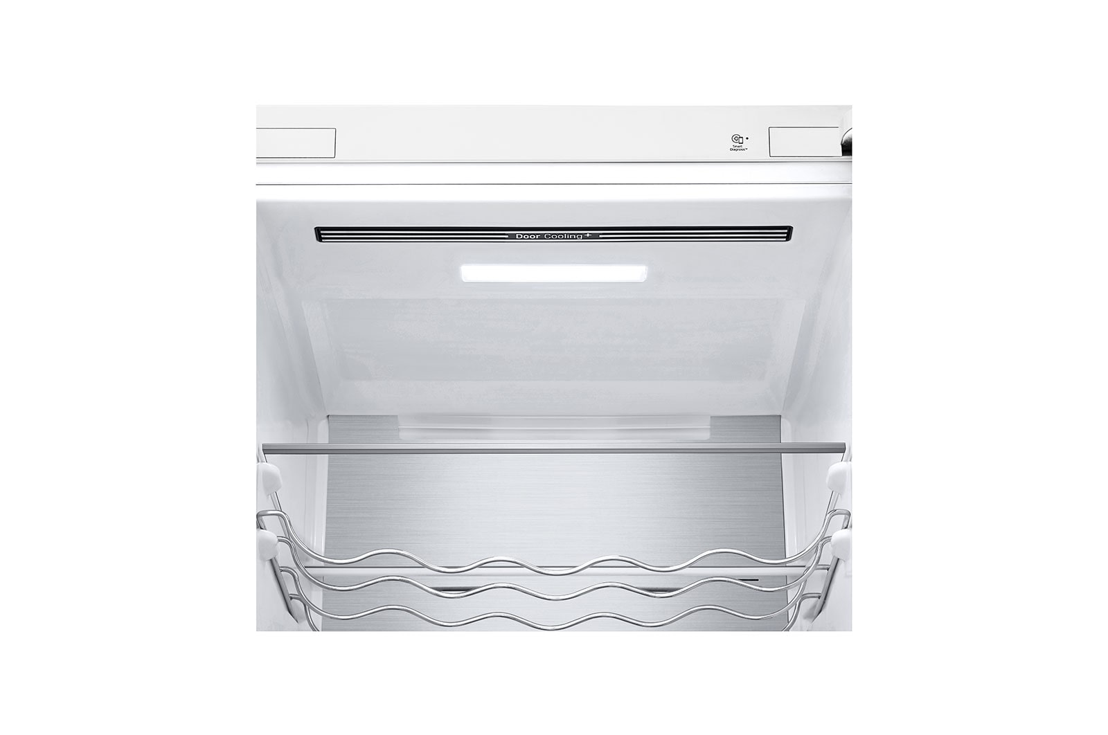 LG 2.03M 384L Kølefryseskab(Hvid) - Energiklasse D, Door Cooling™ og Smart Diagnosis™ med Wi-Fi, GBB72SWUGN