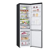 LG 2.03M 384L Kølefryseskab(Matte Black) - Energiklasse B, DoorCooling™ og Smart Diagnosis™ med Wi-Fi, GBB92MCABP