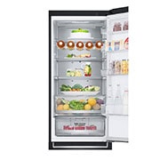 LG 2.03M 384L Kølefryseskab(Matte Black) - Energiklasse B, DoorCooling™ og Smart Diagnosis™ med Wi-Fi, GBB92MCABP
