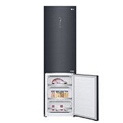 LG 2.03M 384L Kølefryseskab(Matte Black) - Energiklasse D, Door Cooling™ og Smart Diagnosis™ med Wi-Fi, GBB92MCAXP