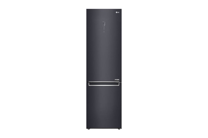 LG 2.03M 384L Kølefryseskab(Matte Black) - Energiklasse C, DoorCooling™ og Smart Diagnosis™ med Wi-Fi, ELB92MCACP