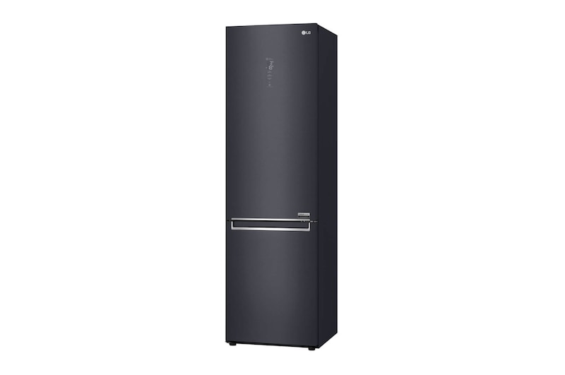 LG 2.03M 384L Kølefryseskab(Matte Black) - Energiklasse C, DoorCooling™ og Smart Diagnosis™ med Wi-Fi, ELB92MCACP