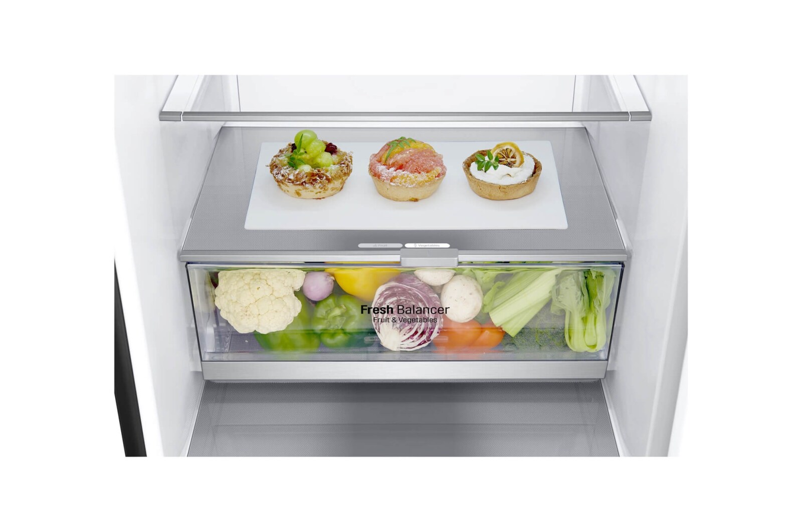LG 2.03M 384L Kølefryseskab(Matte Black) - Energiklasse D, Door Cooling™ og Smart Diagnosis™ med Wi-Fi, GBB92MCAXP