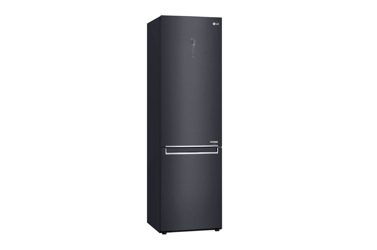 LG 2.03M 384L Kølefryseskab(Matte Black) - Energiklasse D, Door Cooling™ og Smart Diagnosis™ med Wi-Fi, GBB92MCAXP