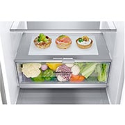 LG 2.03M 384L Kølefryseskab(Stainless Steel) - Energiklasse B, DoorCooling™ og Smart Diagnosis™ med Wi-Fi, GBB92STABP