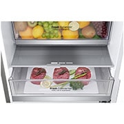 LG 2.03M 384L Kølefryseskab(Stainless Steel) - Energiklasse B, DoorCooling™ og Smart Diagnosis™ med Wi-Fi, GBB92STABP