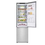 LG 2.03M 384L Kølefryseskab(Noble Steel) - Energiklasse D, Door Cooling™ og Smart Diagnosis™ med Wi-Fi, GBB92STAXP