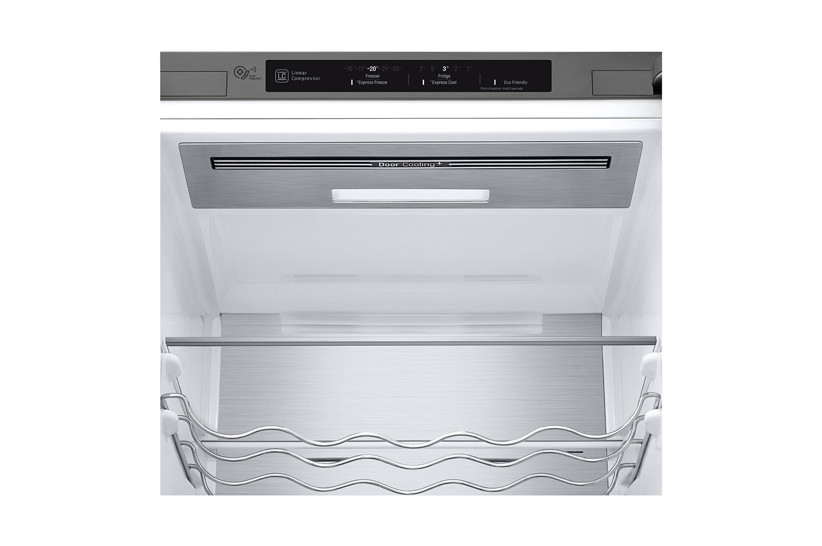 LG 2.03M 384L Kølefryseskab(Noble Steel) - Energiklasse A, Door Cooling™ og Smart Diagnosis™ , GBB92STBAP
