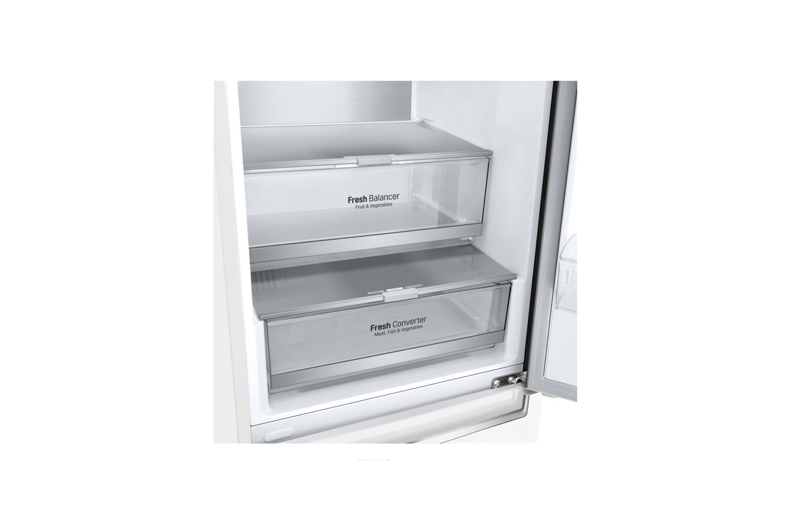 LG 2.03M 384L Kølefryseskab(Hvid) - Energiklasse A, Door Cooling™ og Smart Diagnosis™ , GBB92SWBAN