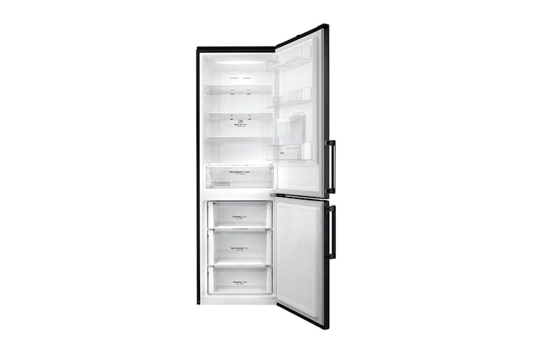 LG Ny Køle-/fryseskabe med Total No Frost og vanddispenser, 190cm (nettovolumen 318 liter), GBF59WBDZB