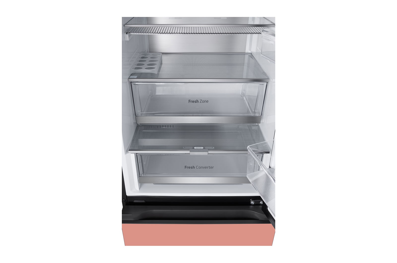 LG 186M 352L Kølefryseskab(Essence Black) - Energiklasse D, MoodUP™, InstaView™, Nature Fresh, Door Cooling+™ Smart Diagnosis™ med Wi-Fi, GBG719MDNN