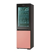 LG 186M 352L Kølefryseskab(Essence Black) - Energiklasse D, MoodUP™, InstaView™, Nature Fresh, Door Cooling+™ Smart Diagnosis™ med Wi-Fi, GBG719MDNN