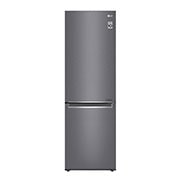Visning forfra af 1.86M 341L Kølefryseskab(Dark Silver) - Energiklasse E, Door Cooling™ GBP31DSLZN