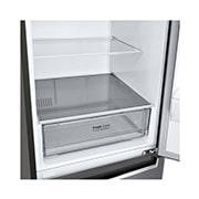 LG 1.86M 341L Kølefryseskab(Dark Silver) - Energiklasse E, Door Cooling™, GBP31DSLZN