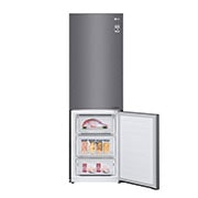 LG 1.86M 341L Kølefryseskab(Dark Silver) - Energiklasse E, Door Cooling™, GBP31DSLZN