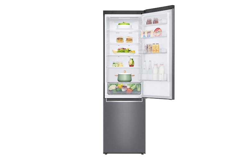 LG 2.03M 384L Kølefryseskab(Dark Silver) - Energiklasse E, Door Cooling™ , GBP32DSKZN