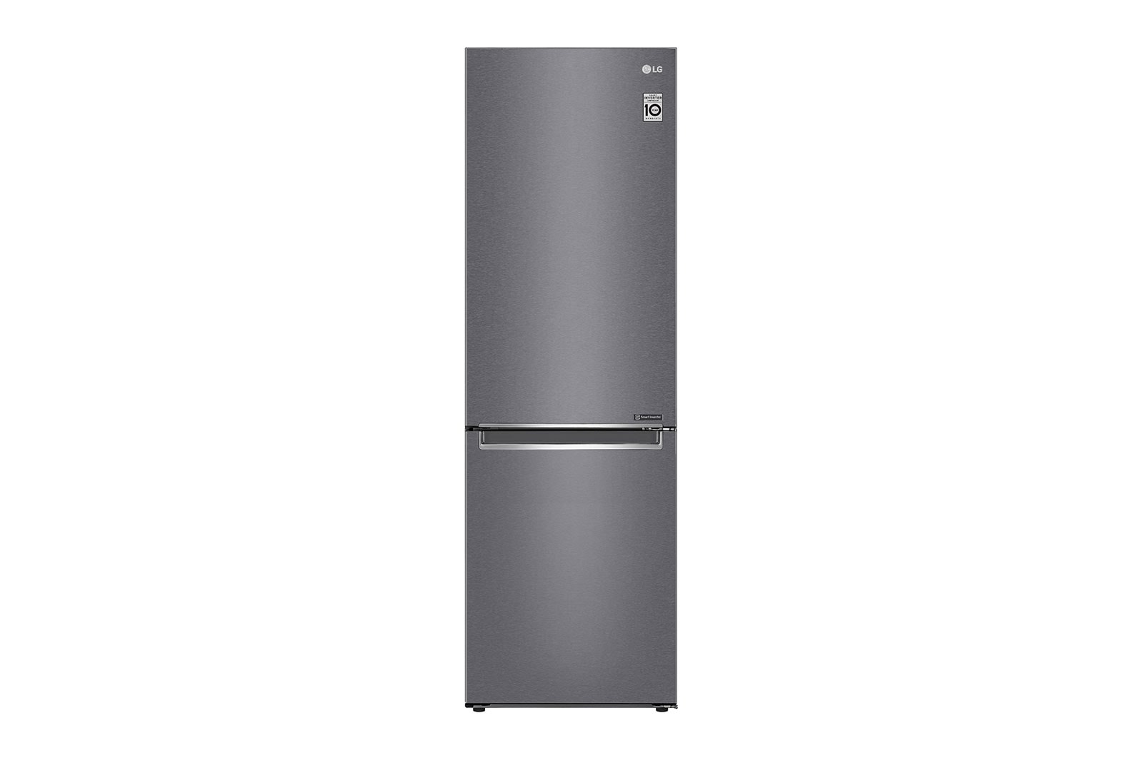 Visning forfra af 2.03M 384L Kølefryseskab(Dark Silver) - Energiklasse E, Door Cooling™  GBP32DSLZN
