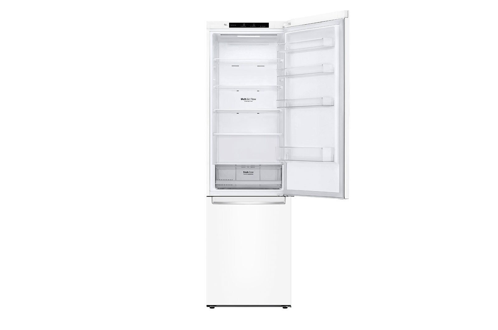 LG 2.03M 384L Kølefryseskab(Hvid) - Energiklasse E, Door Cooling™ , GBP32SWLZN