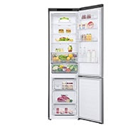 LG 2.03M 384L Kølefryseskab<br>(Shiny Steel) - Energiklasse C, Door Cooling™ og Smart Diagnosis™ , GBP52PZNCN1