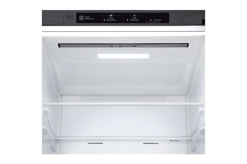 LG 1.86M 341L Kølefryseskab(Dark Silver) - Energiklasse D, Door Cooling™, GBP61DSPFN