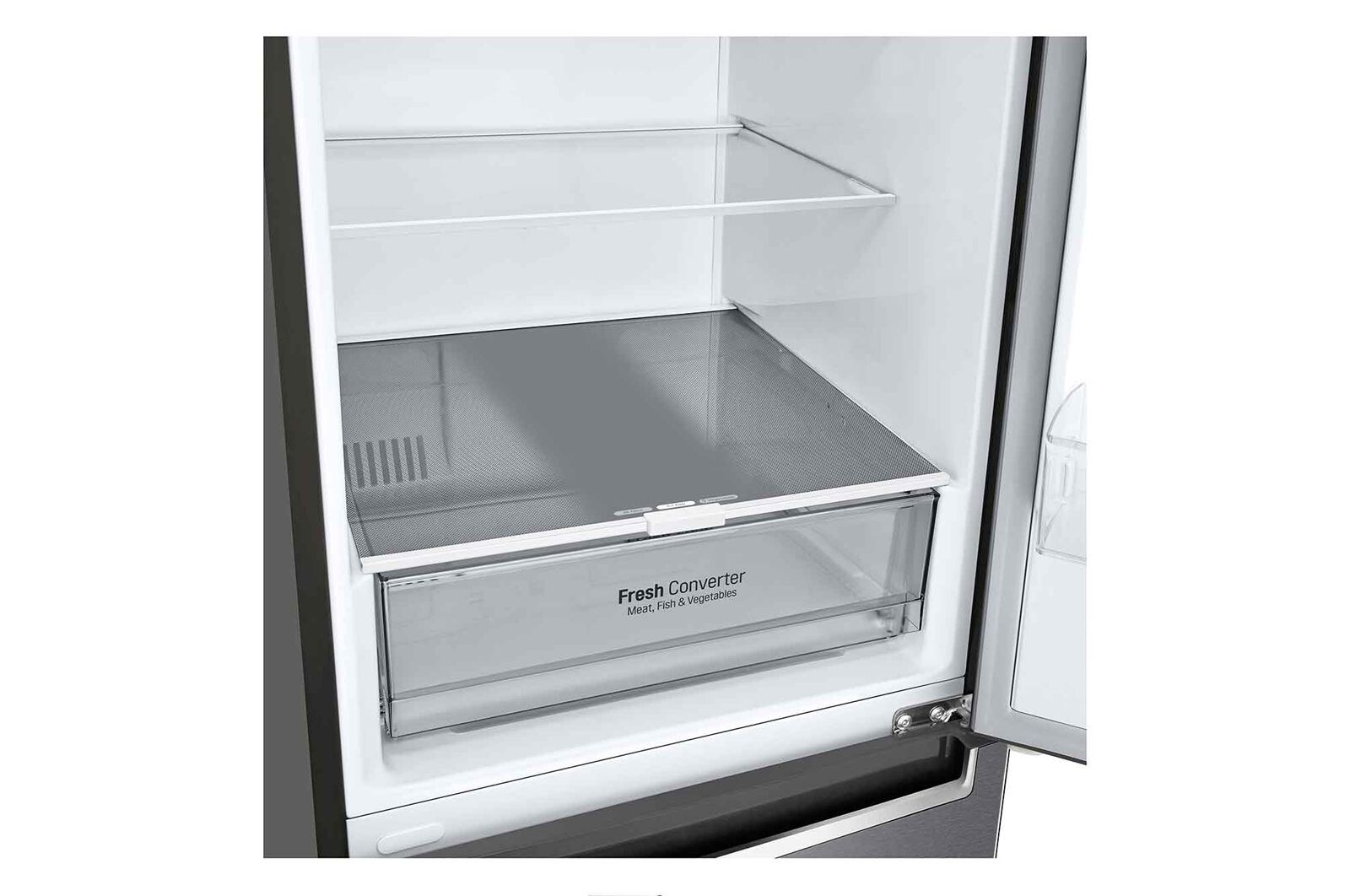 LG 1.86M 341L Kølefryseskab(Dark Silver) - Energiklasse D, Door Cooling™, GBP61DSPFN