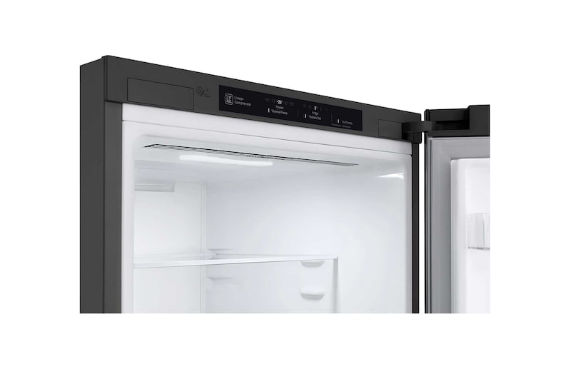 LG 1.86M 341L Kølefryseskab(Dark Silver) - Energiklasse D, Door Cooling™, GBP61DSPFN