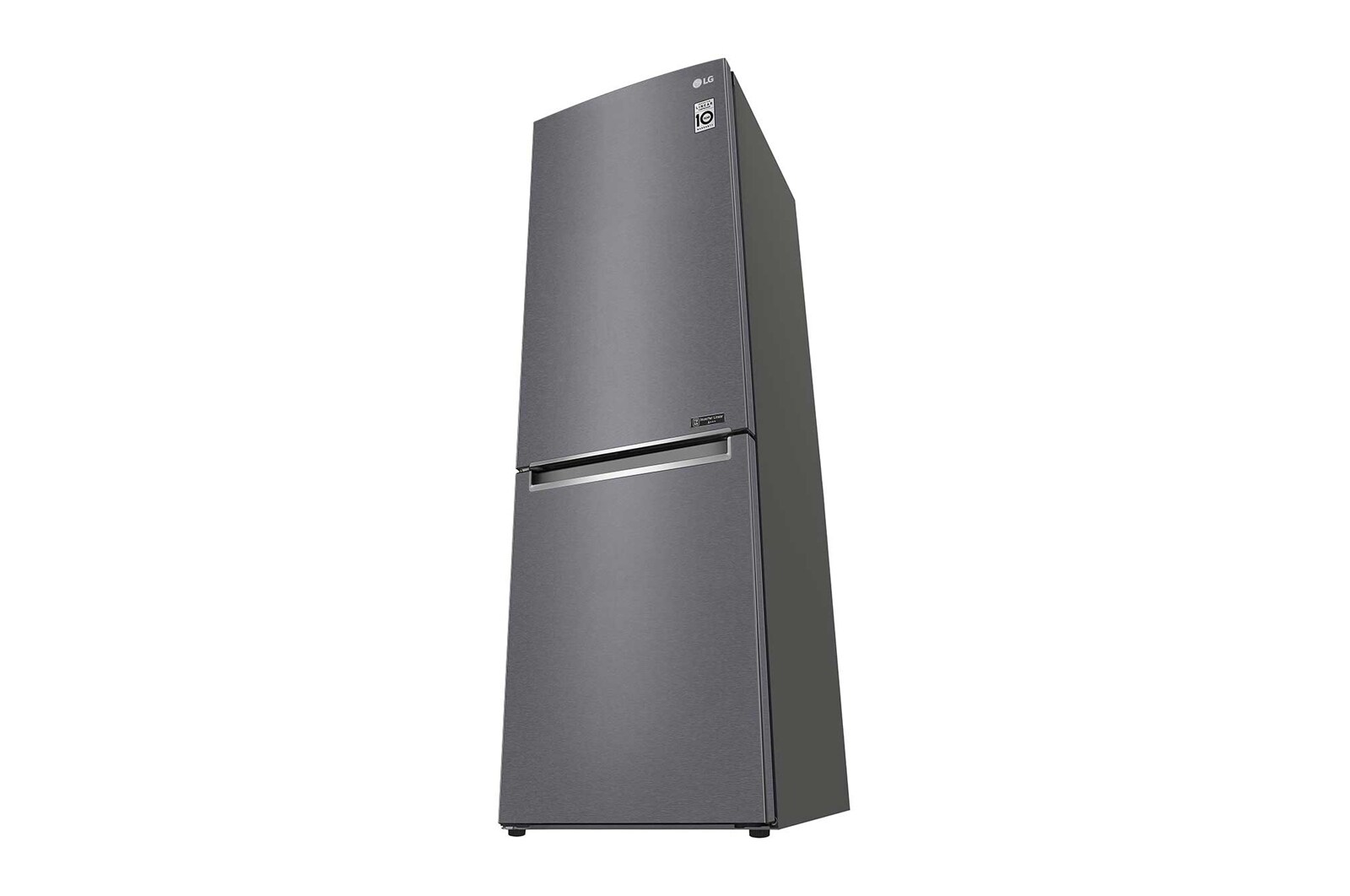 LG 1.86M 341L Kølefryseskab(Dark Silver) - Energiklasse D, Door Cooling™, GBP61DSPFN