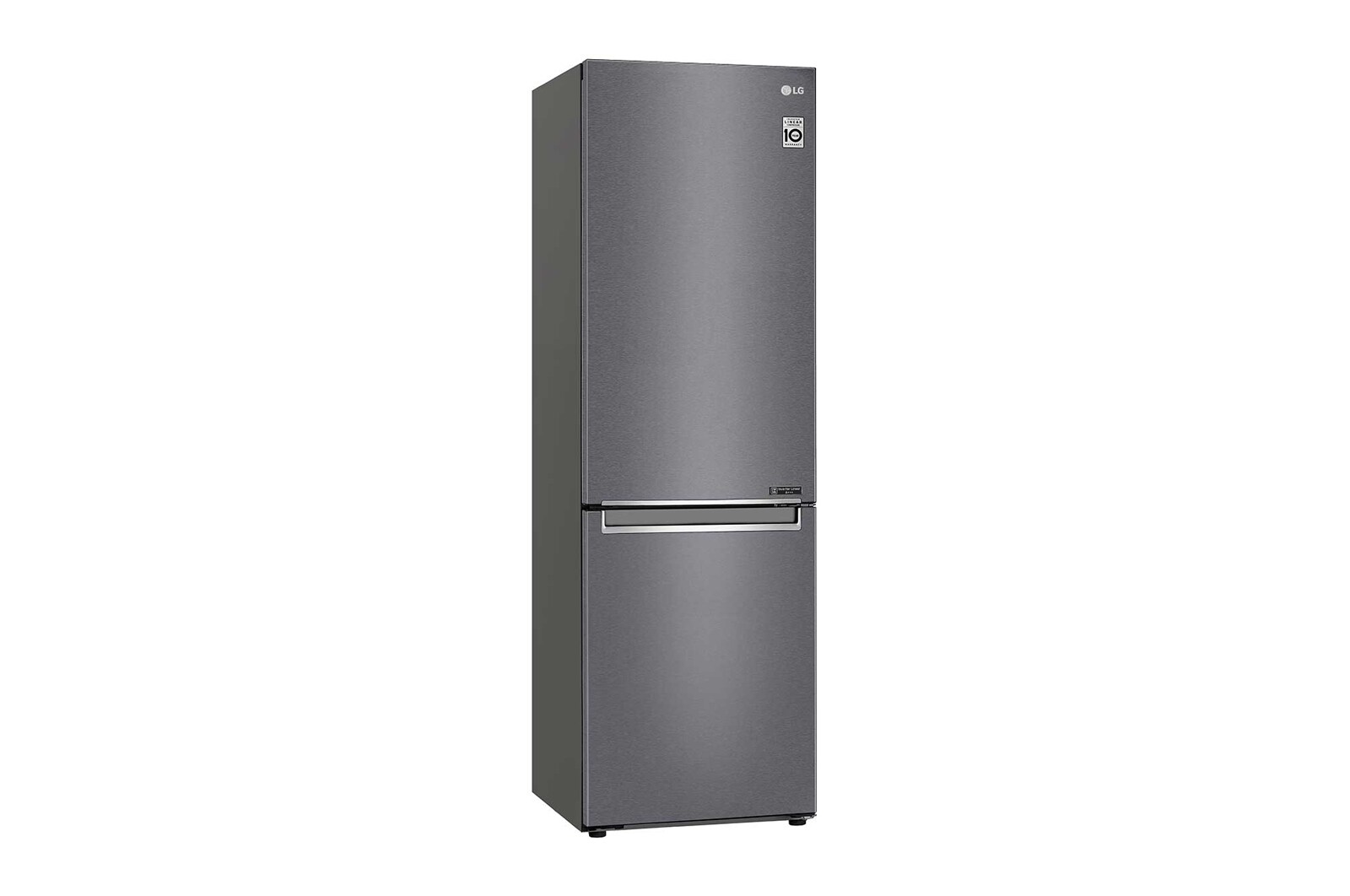 LG 1.86M 341L Kølefryseskab(Dark Silver) - Energiklasse D, Door Cooling™, GBP61DSPFN
