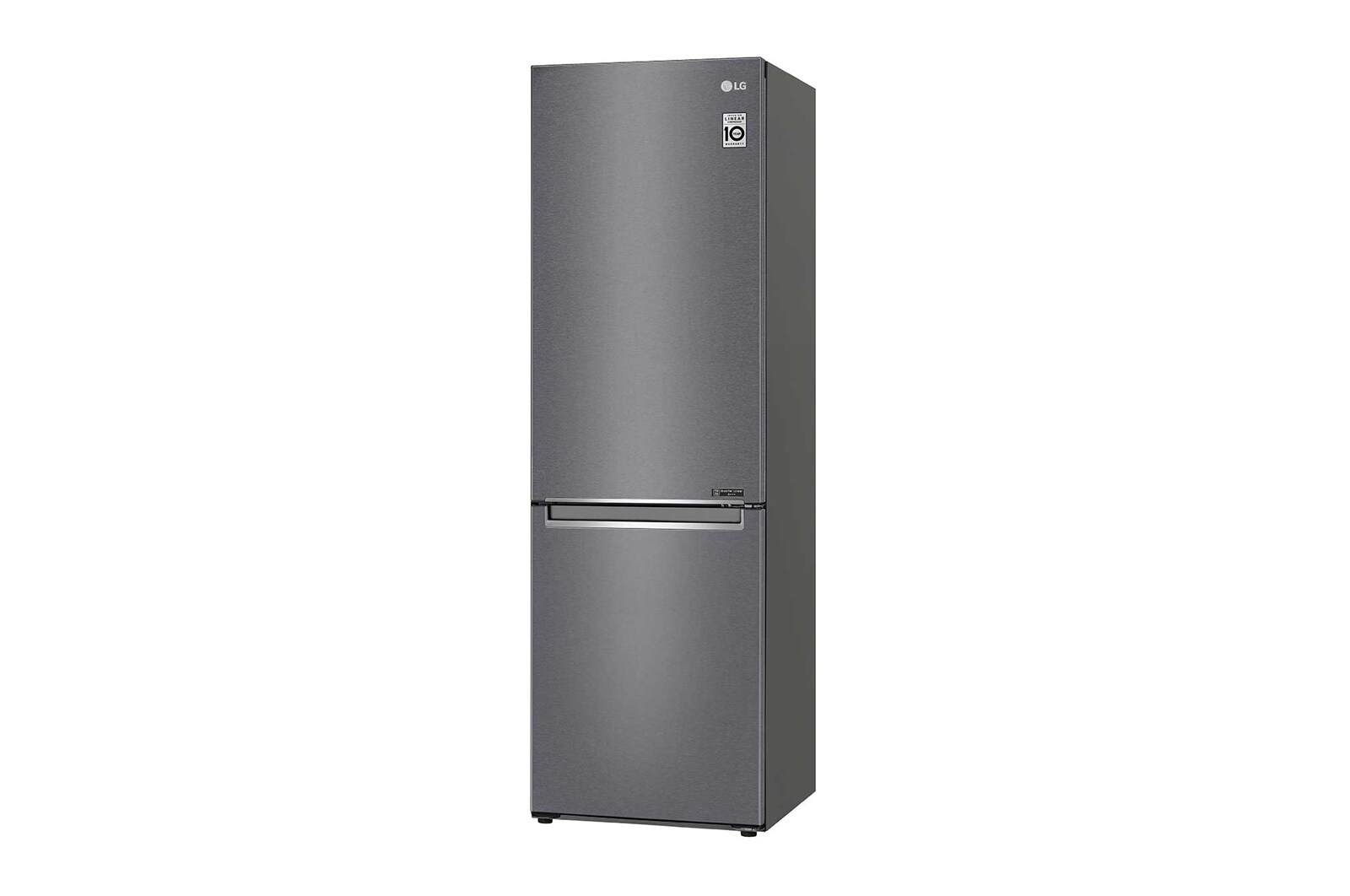 LG 1.86M 341L Kølefryseskab(Dark Silver) - Energiklasse D, Door Cooling™, GBP61DSPFN