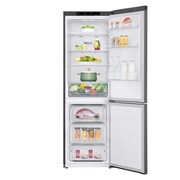 LG 1.86M 341L Kølefryseskab(Dark Silver) - Energiklasse D, Door Cooling™, GBP61DSPFN