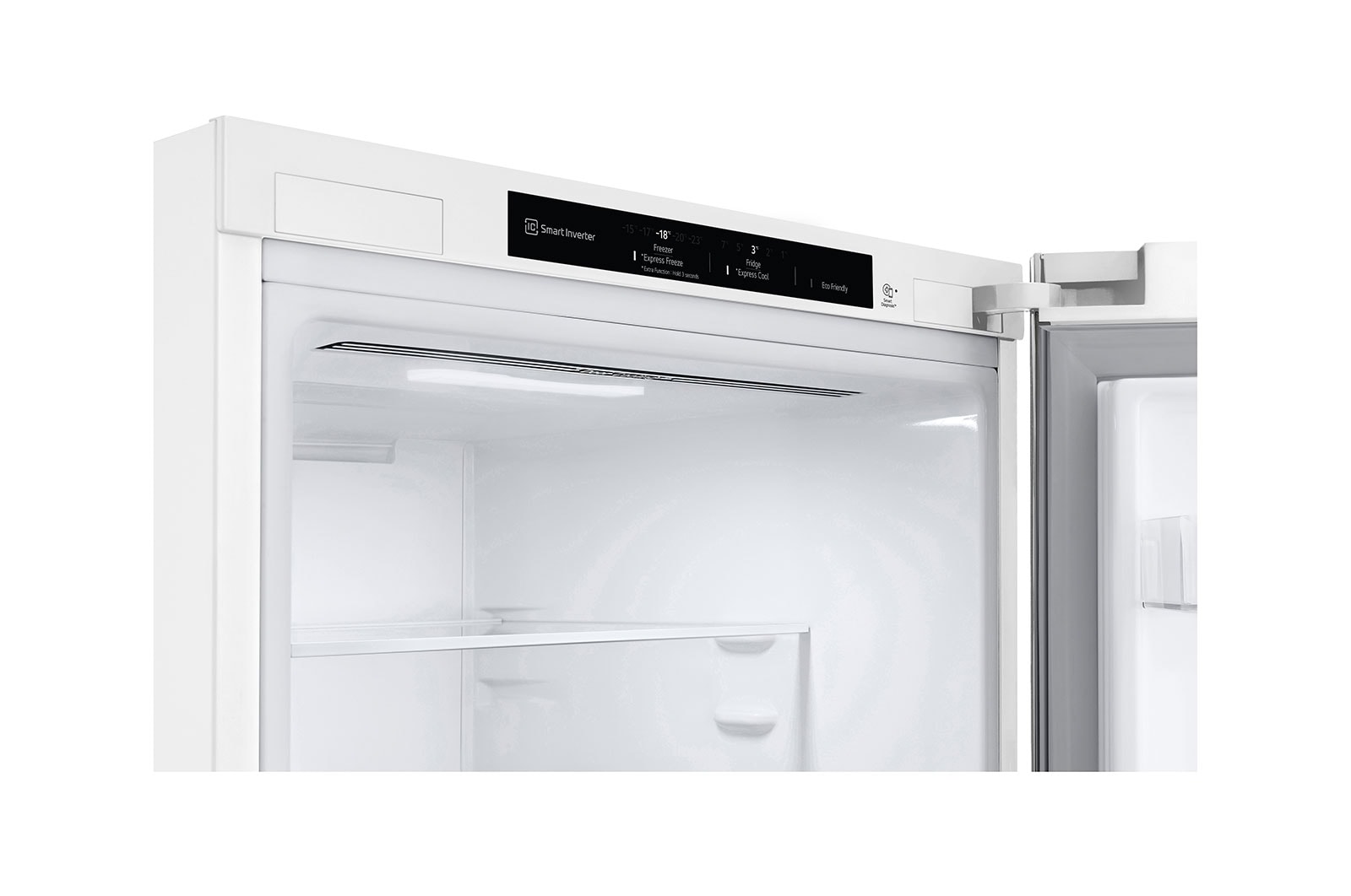 LG GBP61SWPGN 1.86M 341L Kølefryseskab(Hvid) - Energiklasse D, Door Cooling™og Smart Diagnosis™, GBP61SWPGN