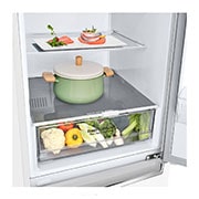 LG GBP61SWPGN 1.86M 341L Kølefryseskab(Hvid) - Energiklasse D, Door Cooling™og Smart Diagnosis™, GBP61SWPGN