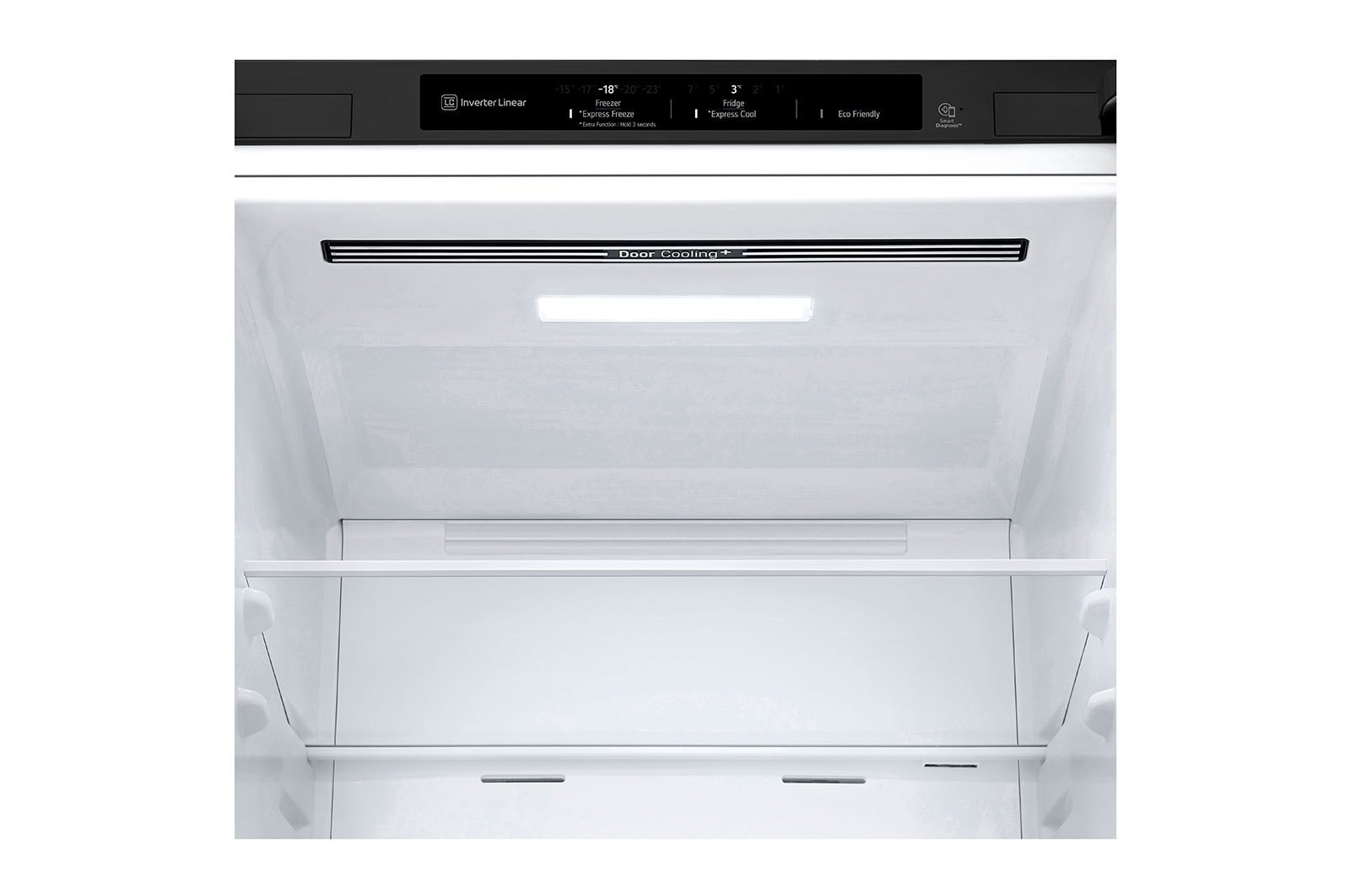 LG 2.03M 384L Kølefryseskab(Matte Black Stainless Steel) - Energiklasse B, Nature Fresh, Door Cooling+™ og Smart Diagnosis™, GBP62MCNBC