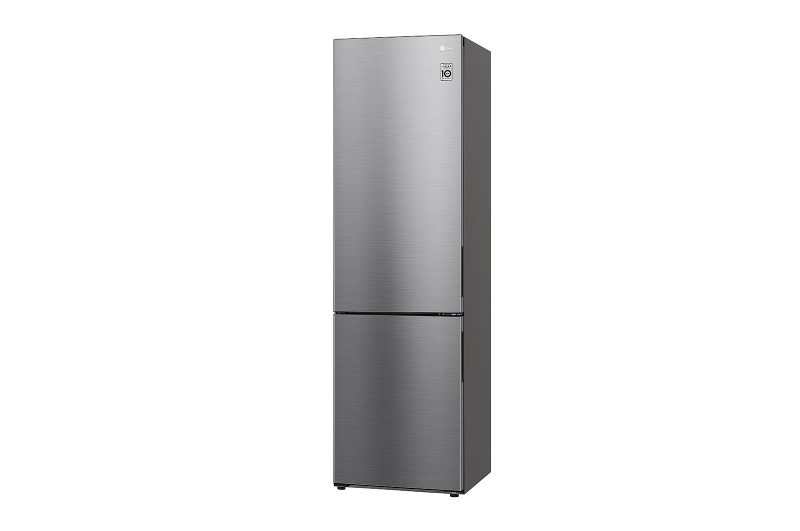 LG 2.03M 384L Kølefryseskab(Shiny Steel) - Energiklasse B, Nature Fresh, Door Cooling+™ og Smart Diagnosis™, GBP62PZNBC