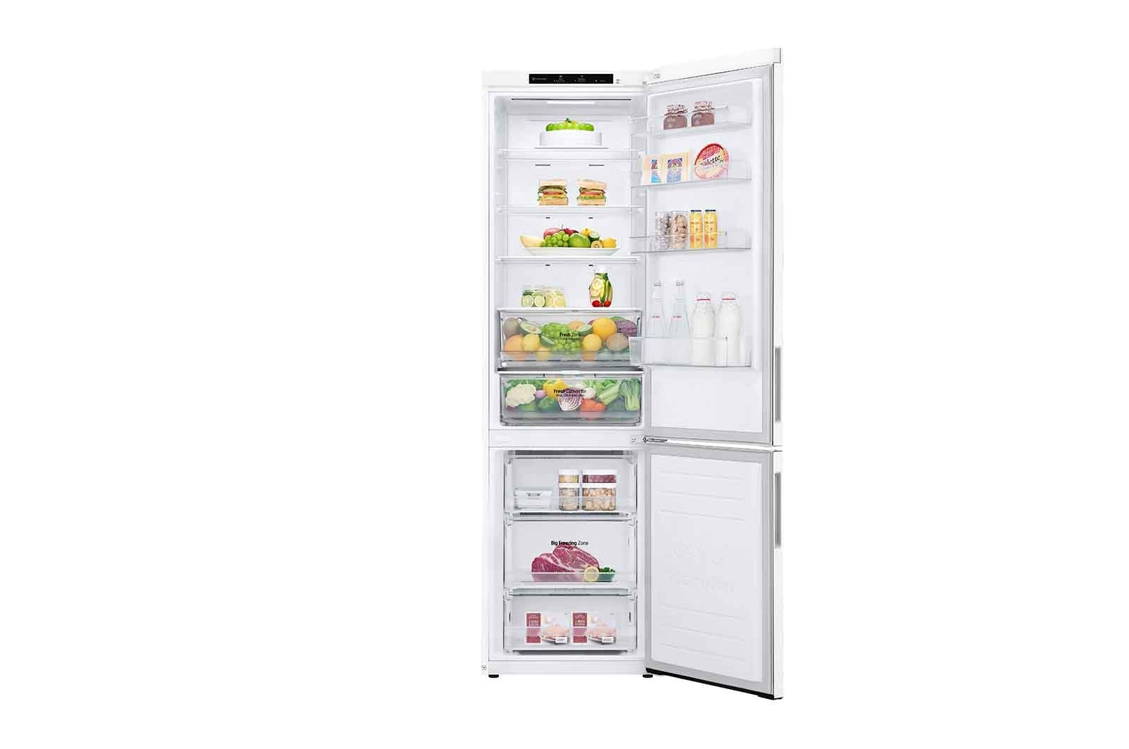 LG 2.03M 384L Kølefryseskab(White) - Energiklasse A, GBP62SWNAC