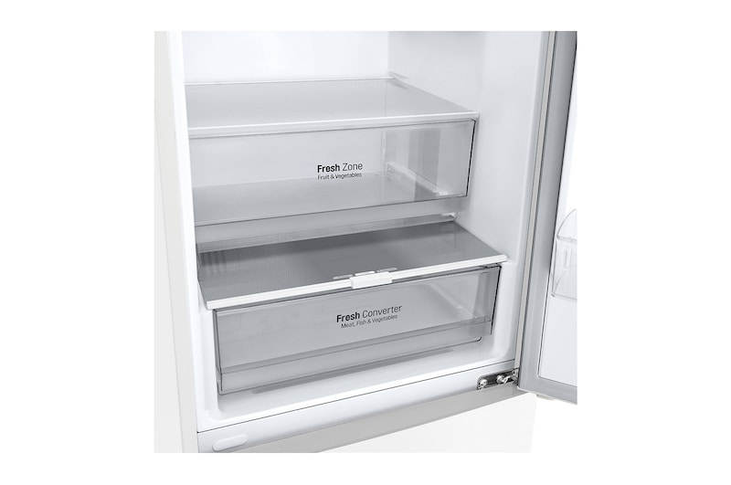 LG 2.03M 384L Kølefryseskab(White) - Energiklasse B, GBP62SWNBC