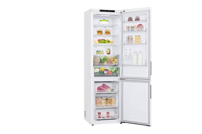 LG 2.03M 384L Kølefryseskab(White) - Energiklasse B, GBP62SWNBC