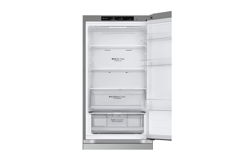 LG 1.86M 344L Kølefryseskab(Prime Silver) - Energiklasse D, GBV3100DPY