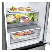 LG 1.86M 344L Kølefryseskab(Prime Silver) - Energiklasse D, GBV3100DPY